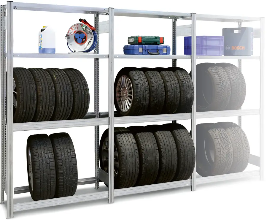 Direkt Vom Hersteller Regalwerk Garagenregal Komplettset 2000 x 3071 x 426 mm