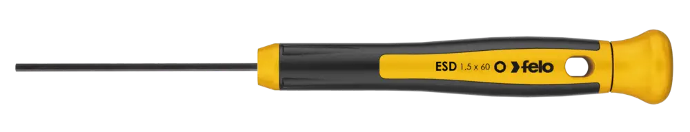 Felo Präzisionsschraubendreher ESD 256 Innensechskant HEX 1,5 x 60 mm Online Kaufen