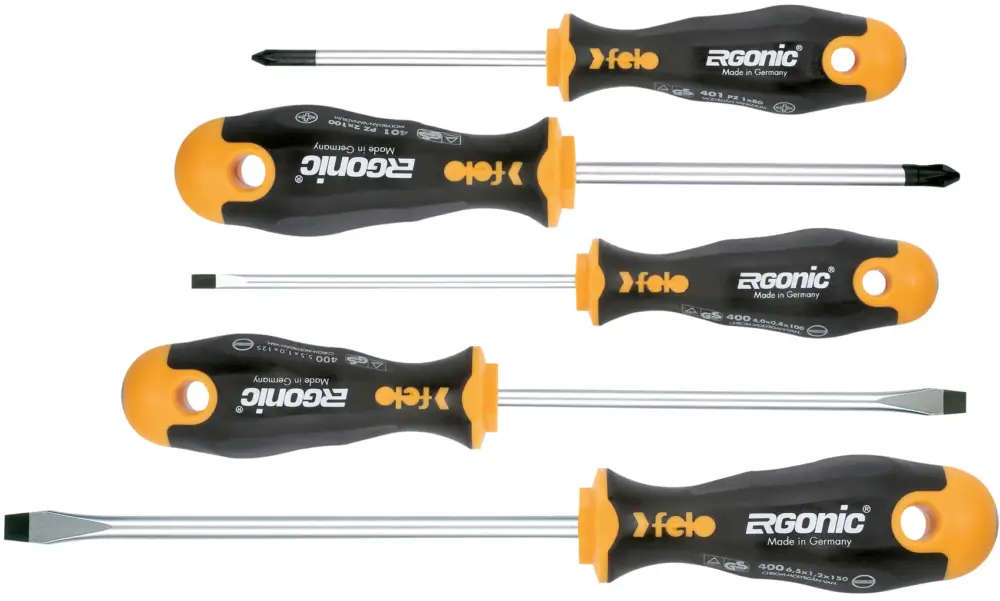 Felo Schraubendreher Satz 5-teilig ERGONIC 400 SL PZ Markenware