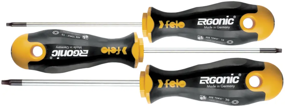 Top-Angebot Felo Schraubendreher Satz 3-teilig ERGONIC 408 Torx T 10 - T 20