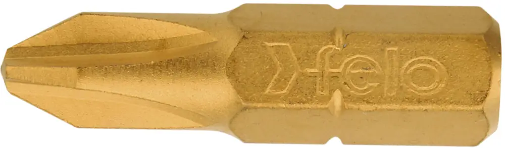 Sofort Bestellen Felo TiN Bit C 6,3 Kreuzschlitz PH 2 x 25 mm - VE 10 Stück