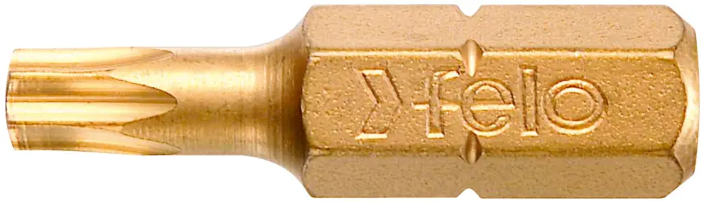 Schneller Versand Felo TiN Bit C 6,3 Torx T 27 x 25 mm - VE 10 Stück