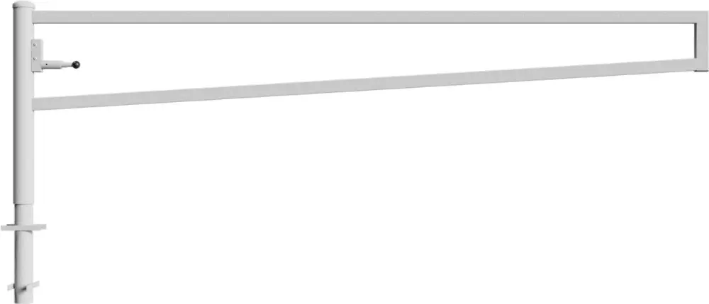 Schake Drehschranke - Schrankenbaum 60 x 40 mm OEV verzinkt - 3500 mm Markenware