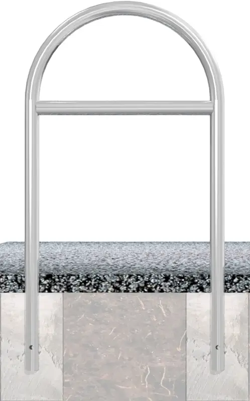 Neuheit Schake Rundbügel Stahl mit Querholm OE Ø 48 mm anthrazit - 650 x 1200 mm