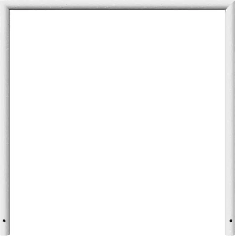 Schake Anlehnbügel Stahl OE Ø 48 mm verzinkt - 1200 x 1200 mm Schneller Versand