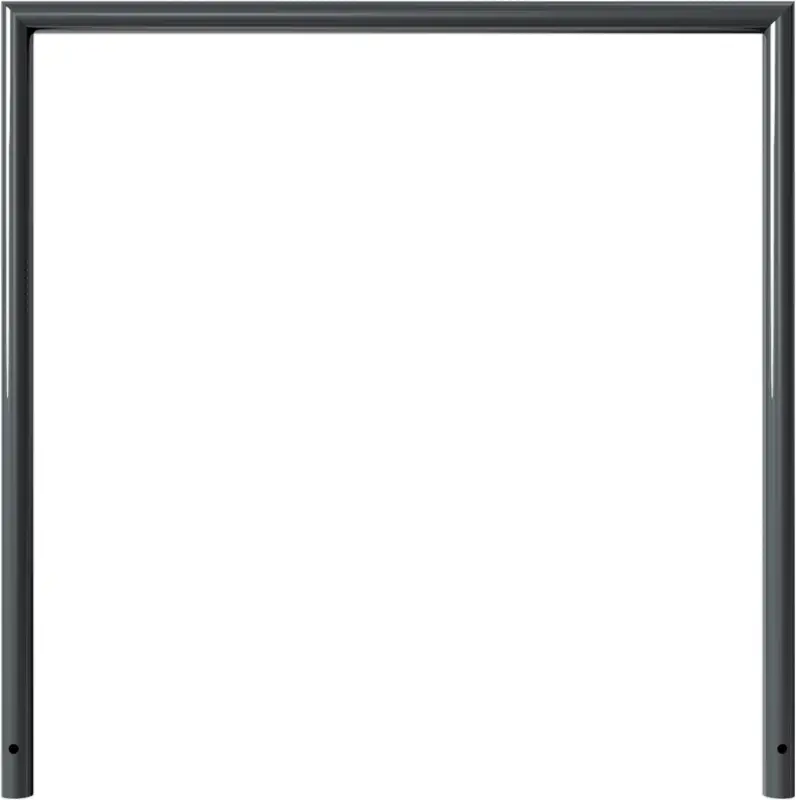 Schake Anlehnbügel Stahl OE Ø 48 mm anthrazit - 1200 x 1200 mm Abverkauf