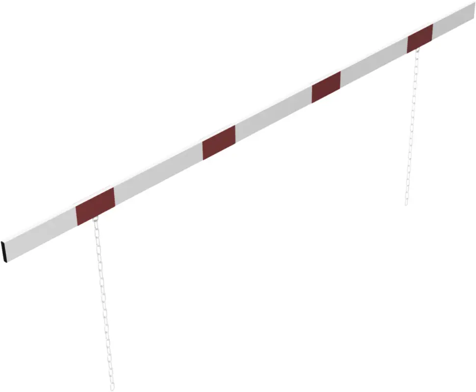 Knallerangebot Schake Höhenbegrenzer Barriere 100 x 50 mm weiß rot beidseitig reflektierend - 3000 mm