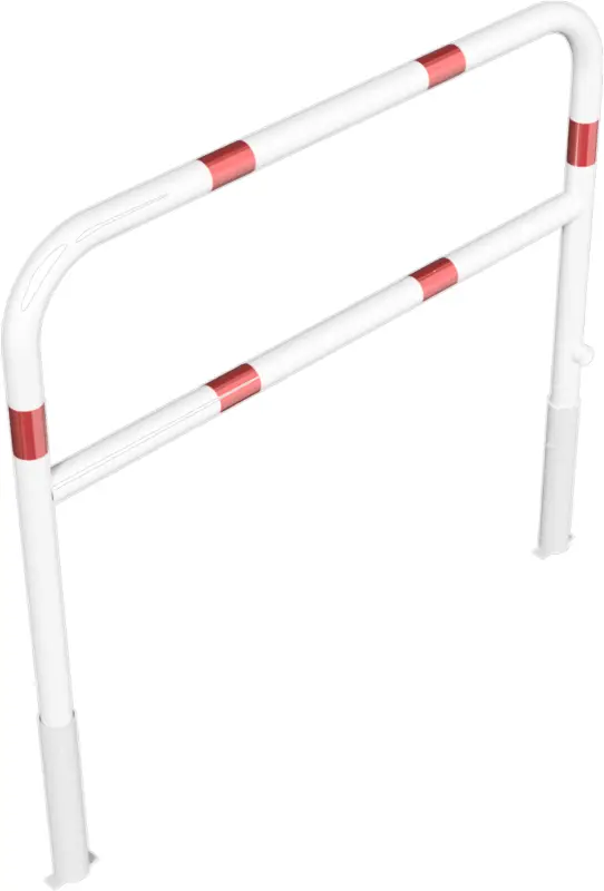 Schake Wegesperre Stahl mit Knieholm HD Ø 60 mm weiß rot - 1500 x 1400 mm Billig