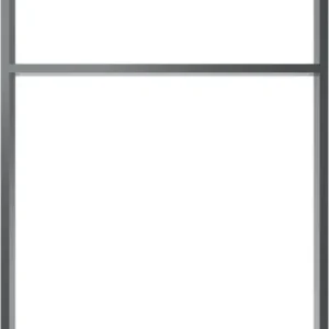 Direktkauf Schake Anlehnbügel Stahl mit Querholm OE 80 x 20 mm moosgrün - 750 x 1200 mm