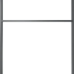 Super-Preis Schake Anlehnbügel Stahl mit Querholm OE 80 x 20 mm anthrazit - 1000 x 1200 mm