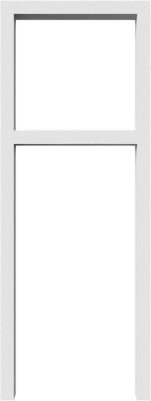 Neu Schake Anlehnbügel Stahl mit Querholm OE 60 x 40 mm verzinkt - 450 x 1200 mm