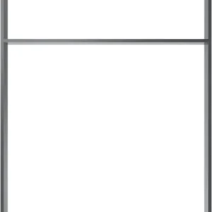 Finale Aktion Schake Anlehnbügel Flachstahl mit Querholm OE 80 x 12 mm moosgrün - 750 x 1200 mm