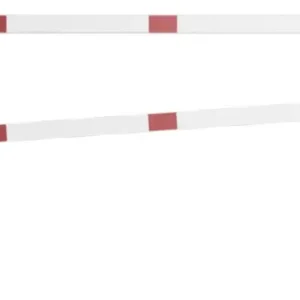 Schneller Versand Schake Drehschranke - Schrankenbaum 60 x 40 mm ODP weiß rot - 3000 mm
