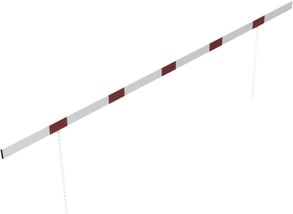 Schake Höhenbegrenzer Barriere 100 x 50 mm weiß rot beidseitig reflektierend - 4000 mm Garantierte Lieferung