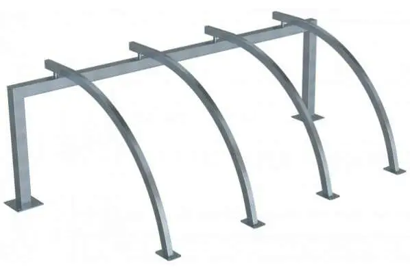 Schake Fahrradständer Anlehnbügel Stahl OD 60 x 40 mm - 4 Einstellplätze Beliebt