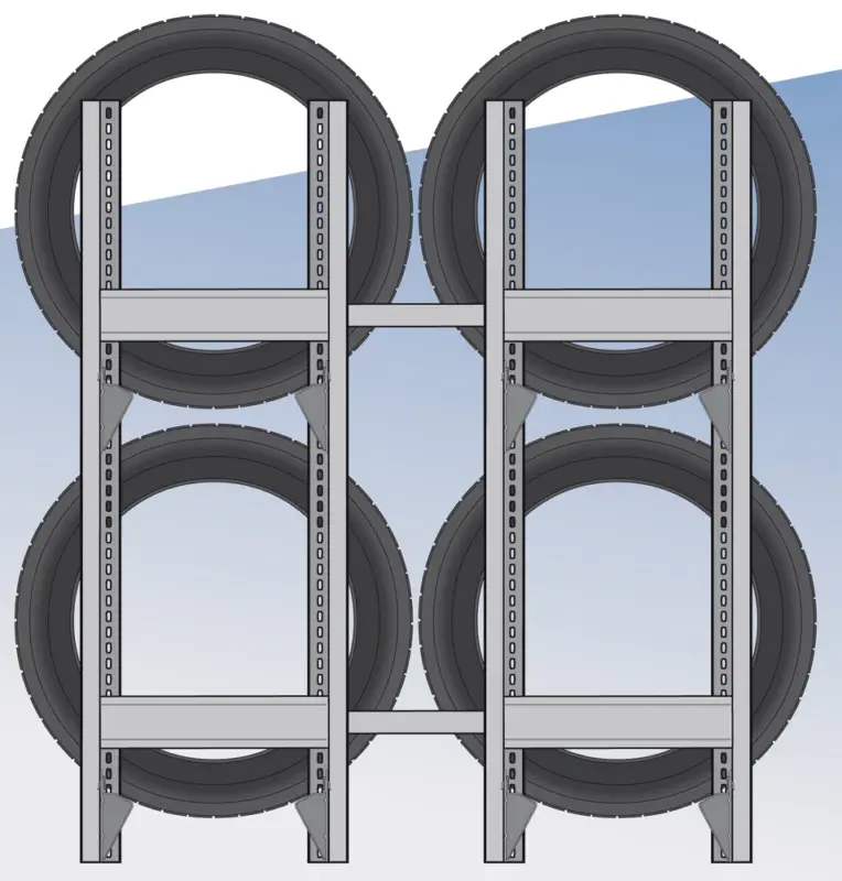Regalwerk Distanzhalter für Doppelregale 120 mm Meistverkauft