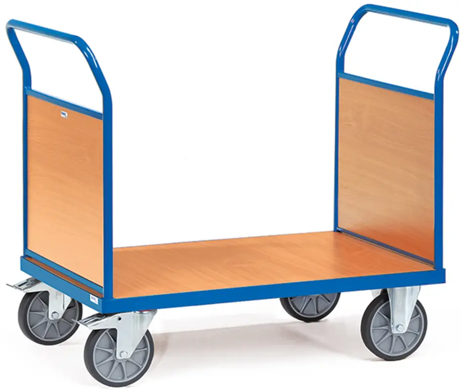 Fetra Doppel-Stirnwandwagen Holz 1000 x 600 mm Preisreduziert