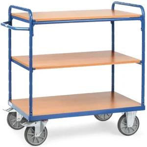 Fetra Etagenwagen mit drei Böden 850 x 500 mm Markenprodukt