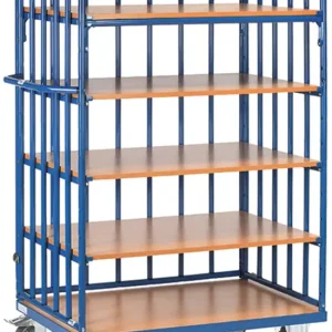Fetra Dreiwand-Etagenwagen VR mit fünf Böden 1000 x 700 mm Top-Angebot