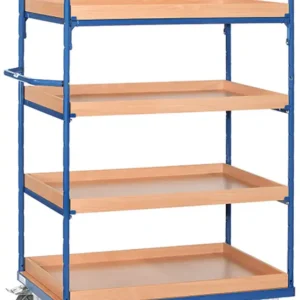 Fetra Etagenwagen HB mit vier Kästen 1000 x 600 mm Ausverkauf