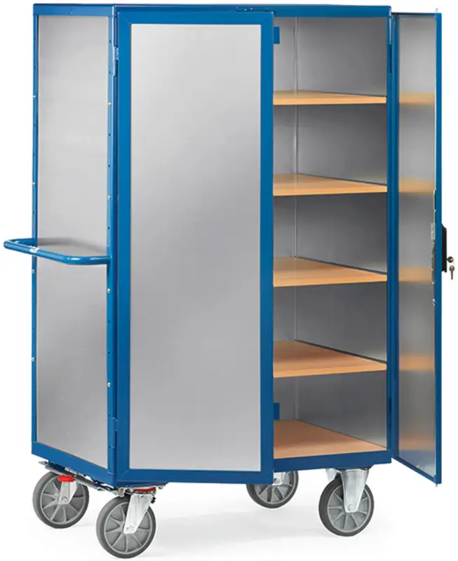 Jetzt Bestellen Fetra Blechkastenwagen mit fünf Böden und Stangenverschluss 1000 x 680 mm