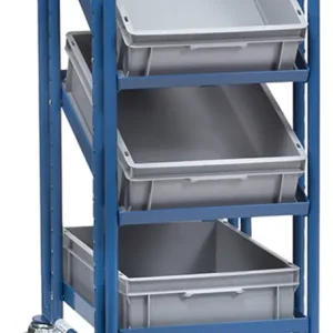 Fetra Eurokastenwagen mit drei Kästen 410 x 610 mm Versand Am Gleichen Tag