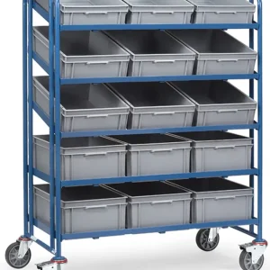 Fetra Eurokastenwagen mit fünfzehn Kästen 1240 x 610 mm Direkt Vom Hersteller