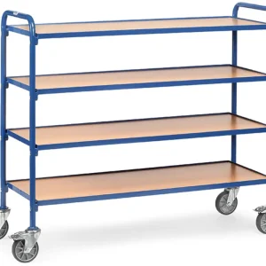 Fetra Beistellwagen mit Holzplattformen 1250 x 470 mm Billig