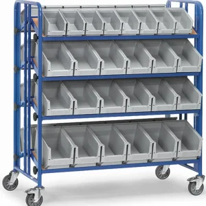 Ausverkauf Fetra Montagewagen mit sechzehn Kästen 1280 x 2 x 315 mm