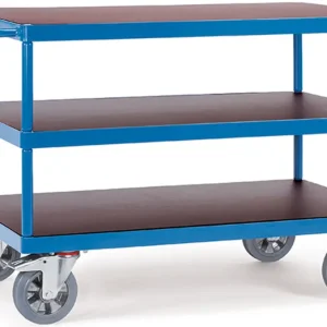 Fetra Schwerlast-Tischwagen mit drei Plattformen 1000 x 700 mm Günstig
