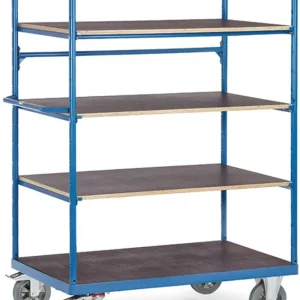 Sichere Zahlung Fetra Schwerlast-Etagenwagen HB mit vier Böden 1200 x 800 mm