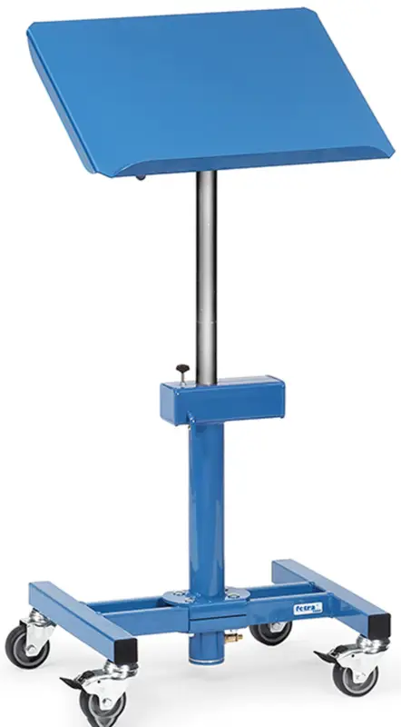 Sofort Bestellen fetra Materialständer mit neigbarer Plattform 510 x 410 mm - höhenverstellbar 720 - 1070 mm