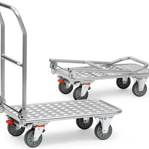 Fetra Klappwagen mit Aluminium-Plattform 900 x 600 mm Schnäppchen