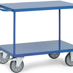 Saisonangebot Fetra Tischwagen schwer mit zwei Stahlplattformen 1000 x 700 mm