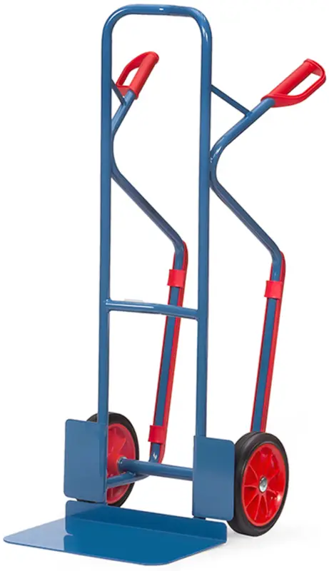 Fetra Stahlrohrkarren 1300 mm PB mit Gleitkufen 300 kg - 480 x 300 mm Markenware