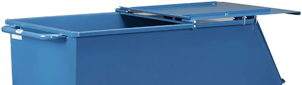 Neue Kollektion Fetra Deckel für Muldenkipper blau 47D3 - 600 Liter