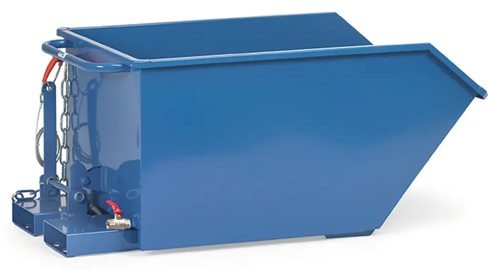 Versand Am Gleichen Tag Fetra Kippbehälter mit Ablasshahn 6275A - 750 Liter