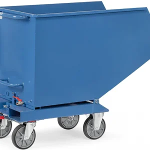 Abverkauf Fetra Muldenkipper mit Ablasshahn blau 4704 - 800 Liter