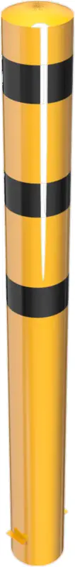 Sichere Zahlung Schake Stahlrohrpoller OE Ø 193 mm gelb schwarz - 2,00 m