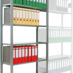 Zertifiziert Regalwerk BERT Büroregal 80 65 Anbaufeld 2000 x 875 x 300 mm