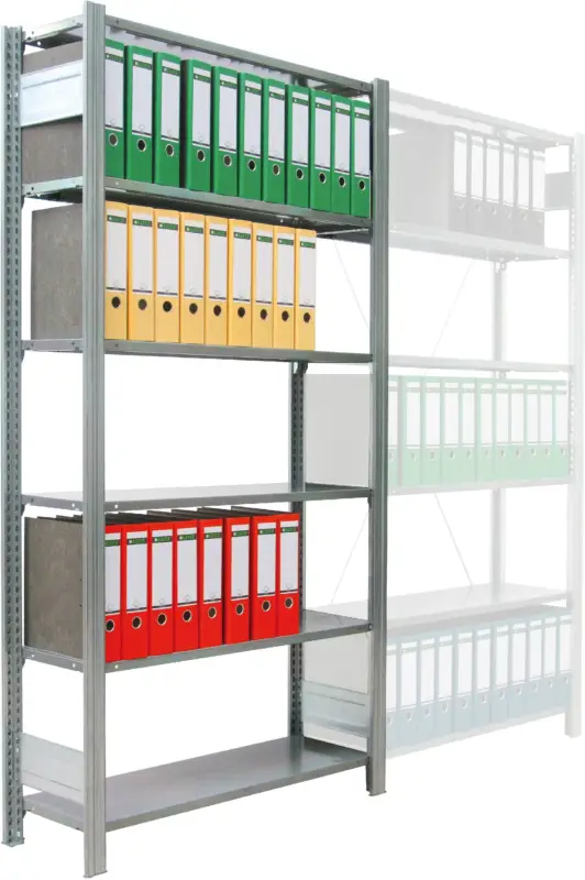 Regalwerk BERT Büroregal 80 65 Anbaufeld 2000 x 1005 x 600 mm Ausverkauf