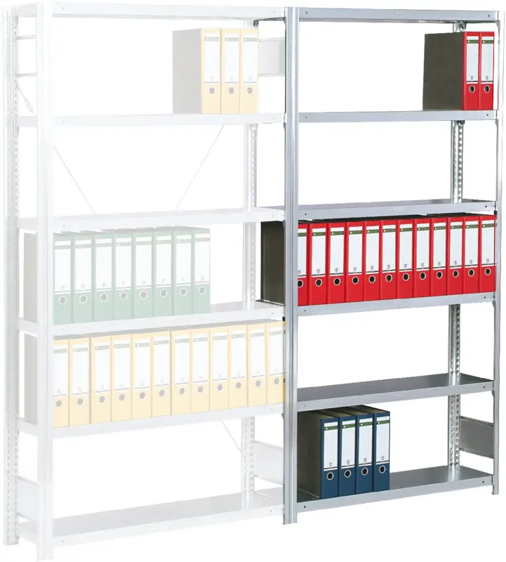 Sichere Zahlung Regalwerk BERT Büroregal 150 65 Anbaufeld 2000 x 1285 x 300 mm