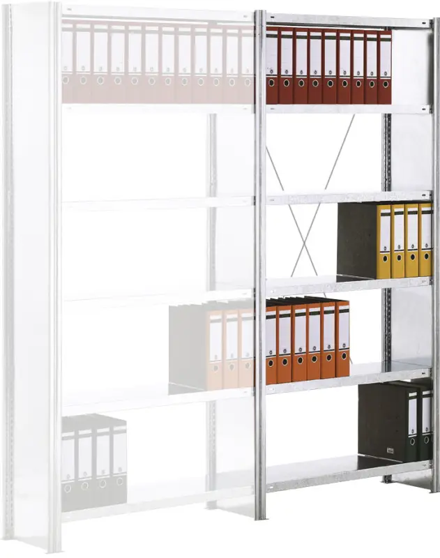 Regalwerk BERT Büroregal SW 150 65 Grundfeld 2000 x 875 x 600 mm Online Kaufen