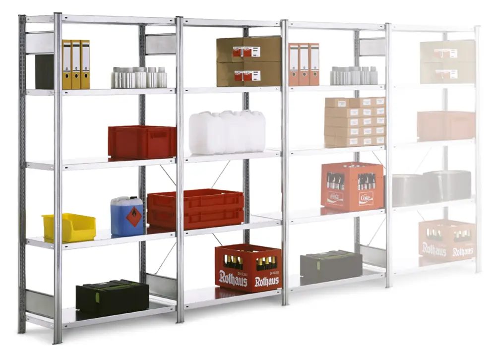 Direkt Vom Hersteller Regalwerk BERT Lagerregal 150 5 Komplettset 2000 x 5081 x 626 mm