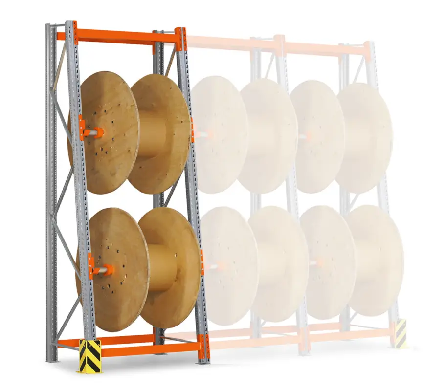 Regalwerk ARTUS Kabeltrommelregal Grundfeld 3000 x 1300 x 1000 mm Heißes Angebot