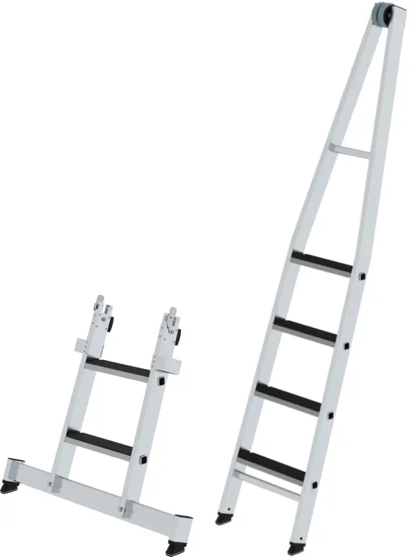 Neue Ware Günzburger Glasreinigerleiter R13 2-teiliger Satz U2 - 6 Stufen