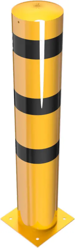 Aktuell Schake Stahlrohrpoller OD Ø 273 mm gelb schwarz - 1,50 m