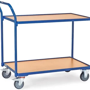 Begrenztes Angebot Fetra Tischwagen SH leicht mit zwei Holzplattformen 1000 x 600 mm