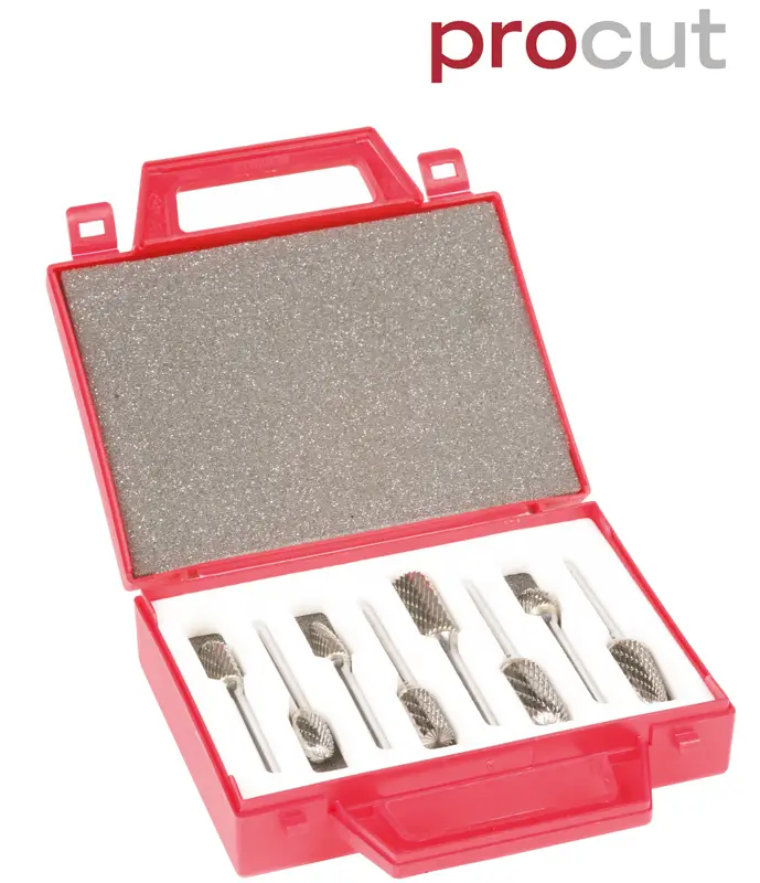 Rabatt procut Hartmetallfrässtiftsatz 8-teilig Satz Nr. 2