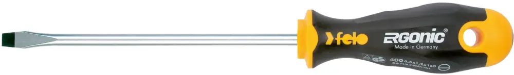 Finale Aktion Felo Schraubendreher ERGONIC 400 Schlitz SL 5,5 x 1,0 x 125 mm